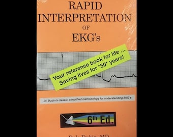 Rapid Interpretation of EKG&#39;s 6th Edition by Dale Dubin (instant download)