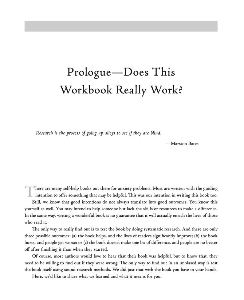 The Mindfulness and Acceptance Workbook for Anxiety A Guide to Breaking ...
