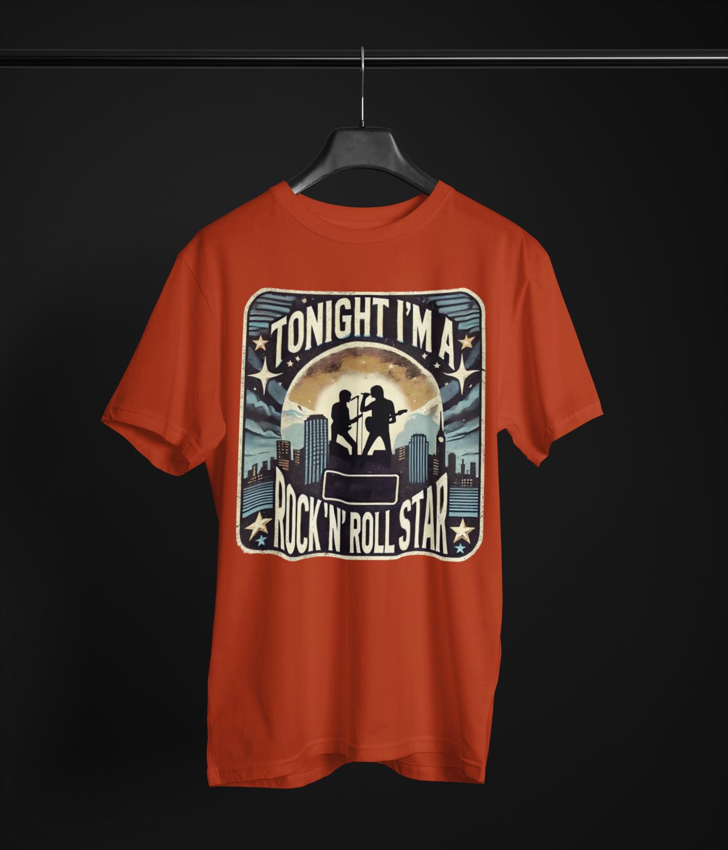 Rock 'n' Roll Star T-shirt - Vintage Graphic Tee for Oasis Lovers