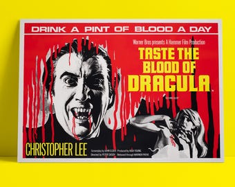 クリストファー・リー『ホラー・オブ・ドラキュラ』1958年（直筆サイン