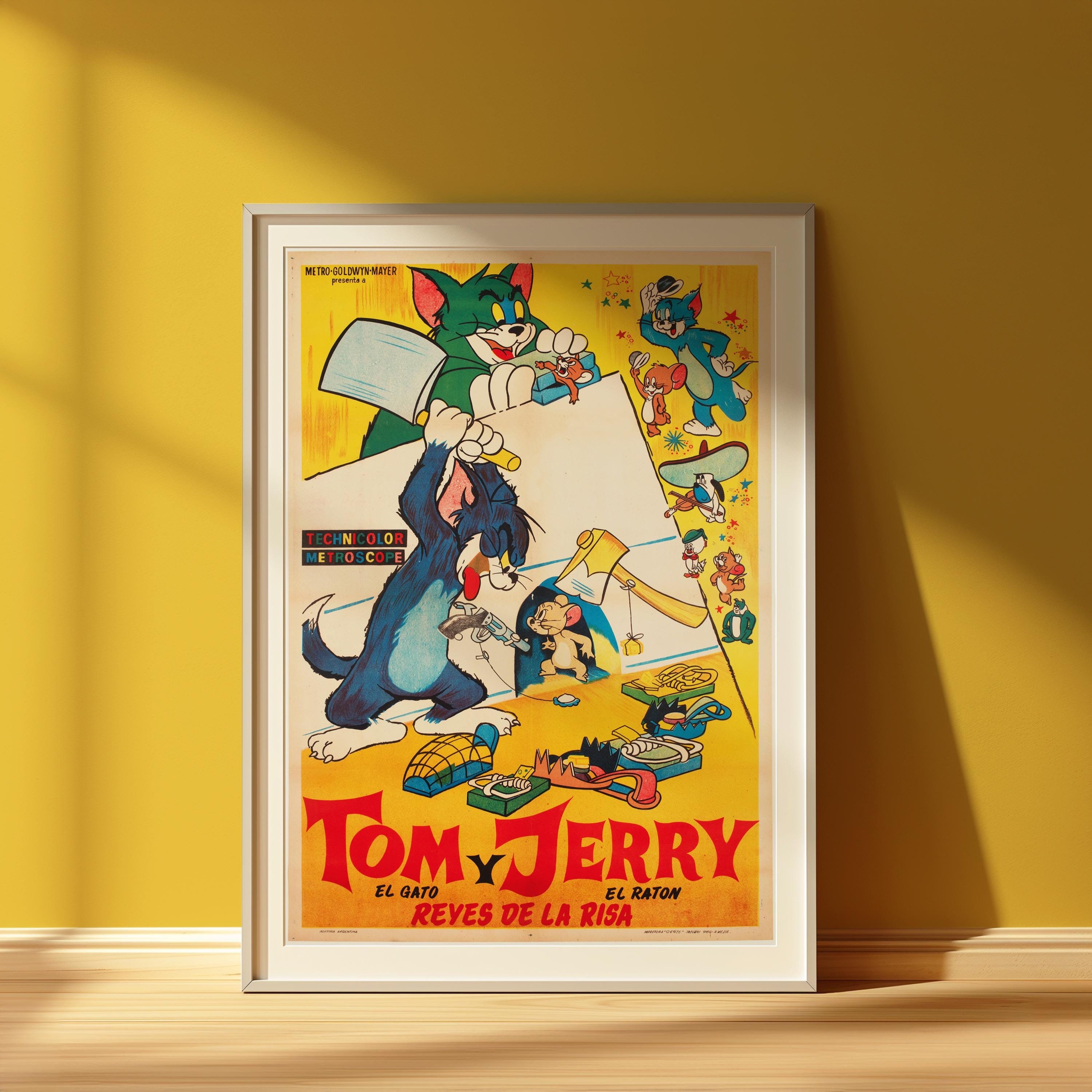 Tom Jerry Poster - Etsy