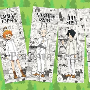 Anime-Lesezeichen The Promised Neverland RAY VERSION 1