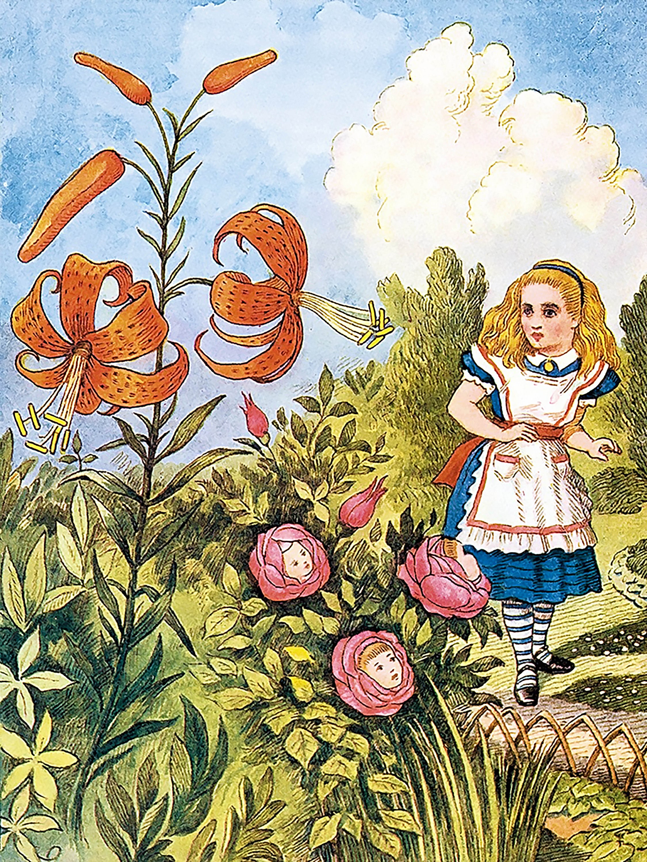 不思議の国のアリス ウォールデコ ジョン・テニエル 壁掛け ポスター