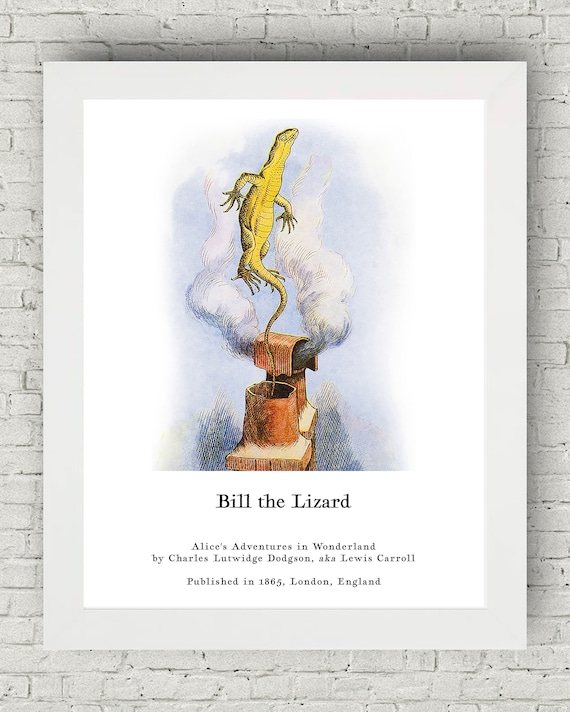 トカゲのビル、不思議の国のアリスの装飾、デジタルダウンロード