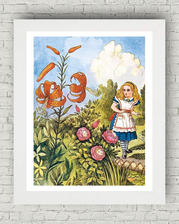 Alice In Wonderland Movie Fantasy Print Wall Art Home Decor