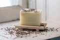 Organic Solid Dish Soap - Lavender Lemongrass, Palm Oil Free, Zero Waste