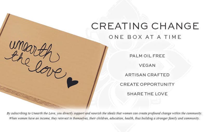 Unearth the Love Subscription Box 6 Box Prepay Etsy