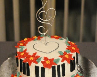 treble clef topper etsy