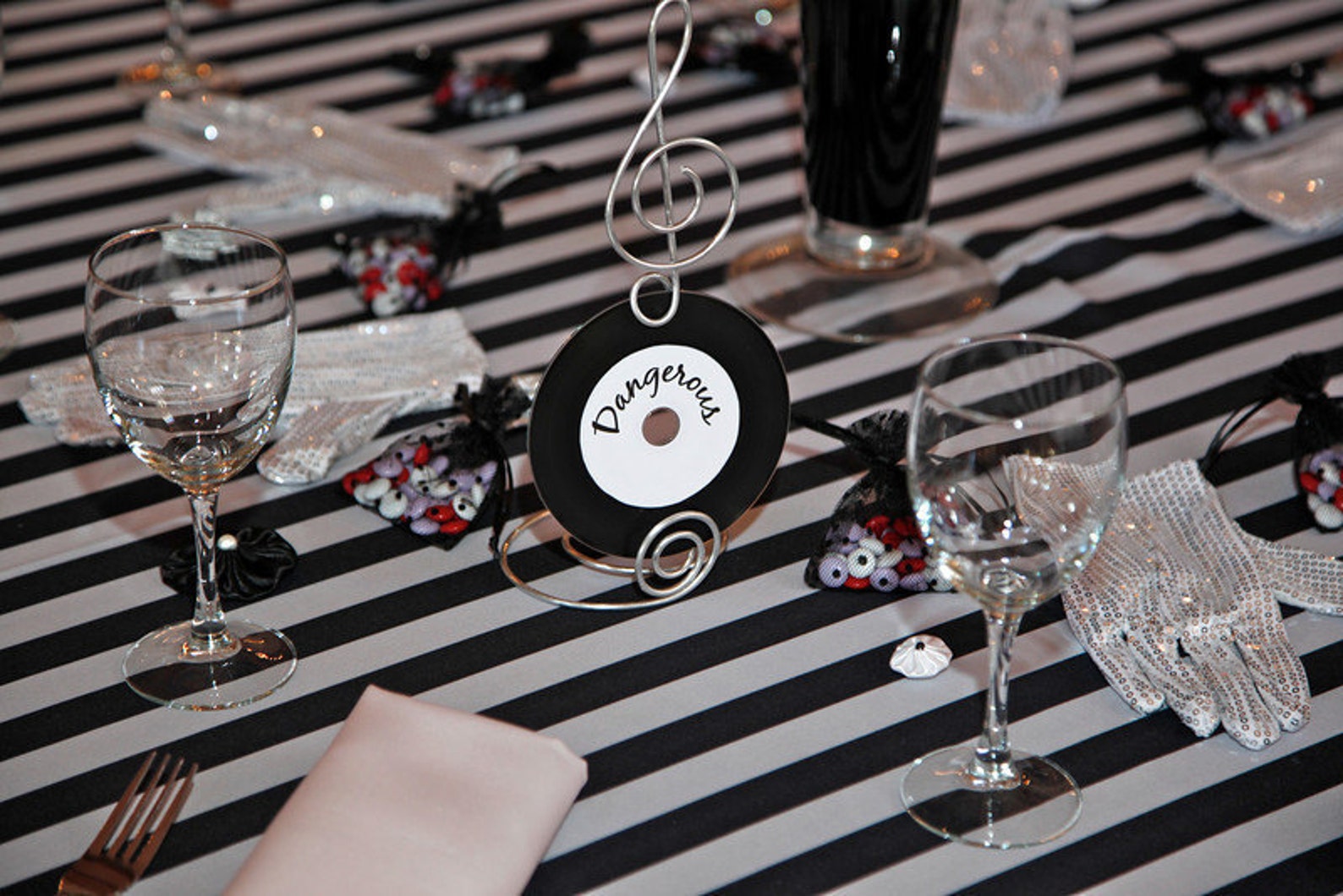 10 JUMBO Card Holder Music Note Silver 10 INCH Treble Clef Etsy