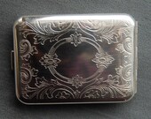 Dresden Sterling Silver Small Pocket Pill Case, Vintage New Old Stock Made in Germany by Hansaware 1066 SS 85