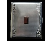 Leipzig King Size Cigarette Case, Double Sided, Vintage New Old Stock Made in Germany by Hansaware 1477 N 126