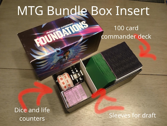 MTG Bundle Box Inserts - Organize With Ease or Utilize for a Great Deck  Box! - Etsy