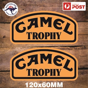 2 ADESIVI TROFEO CAMMELLO Avventura 4x4