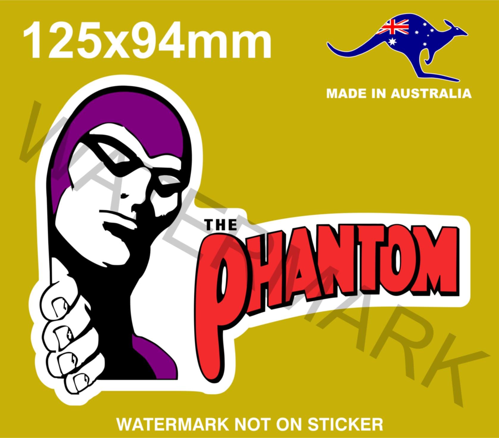 Fantom Sticker THE PHANTOM STICKER Comic Cartoon - Etsy Australia