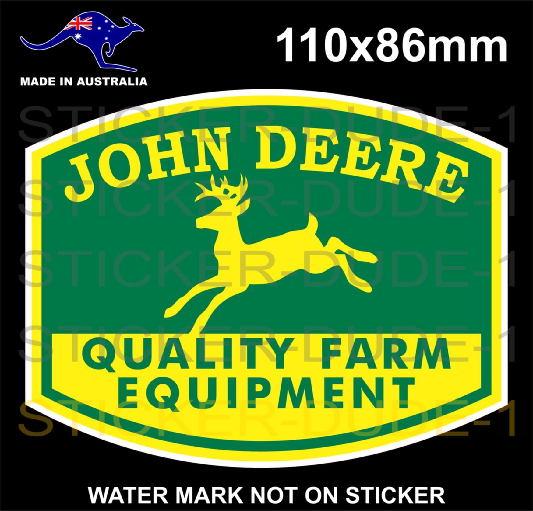 ADESIVO JOHN DEERE per trattorino tosaerba, attrezzature agricole