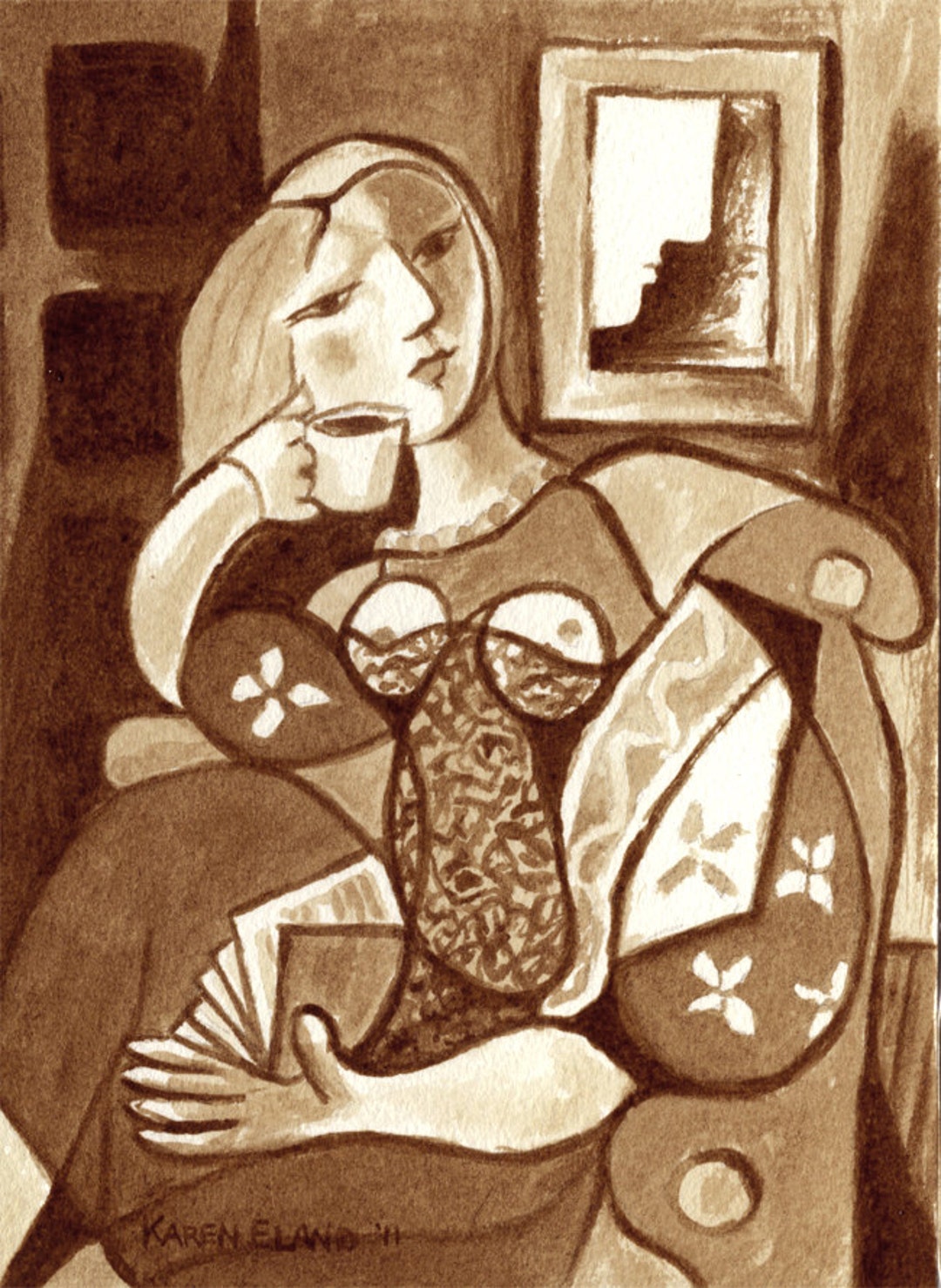版画 Ly painter Coffee stand in the Painting LyさんのCOFFEE STAND IN THE PAINTINGがオープン☆ - COLORWORKS