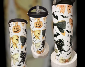 20 Unzen süße Schleife & Pumkin Halloween Becher