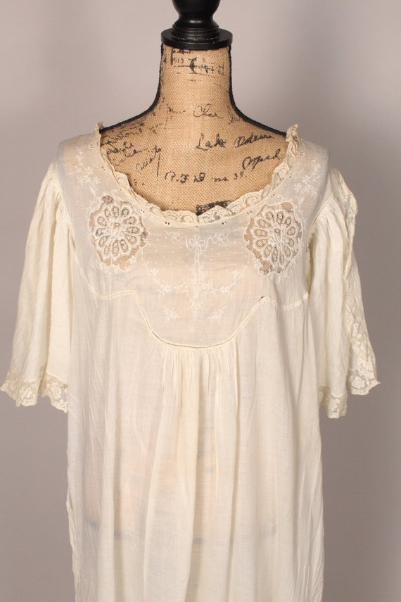 Antique Nightgown,  Edwardian Nightgown,  Antique… - image 4