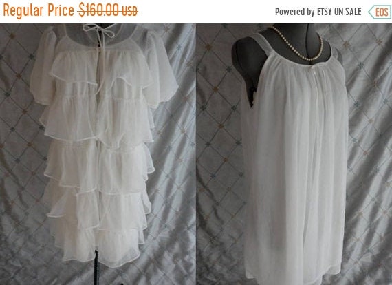 Vintage 50s 60s Lingerie // Vintage 50s 60s White