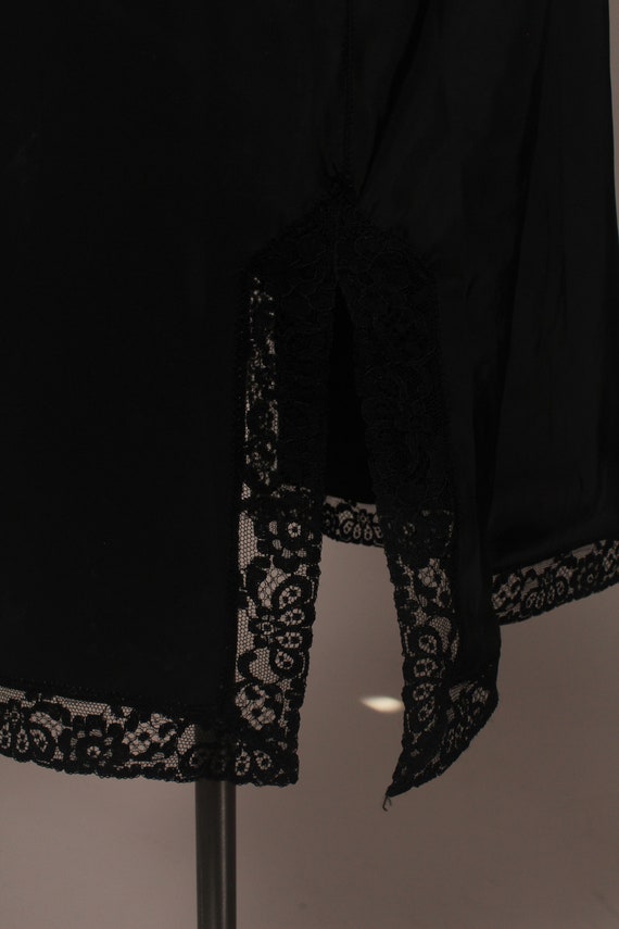 Vintage 50s 60s Black Dress Slip by Barbizon Sauc… - image 7