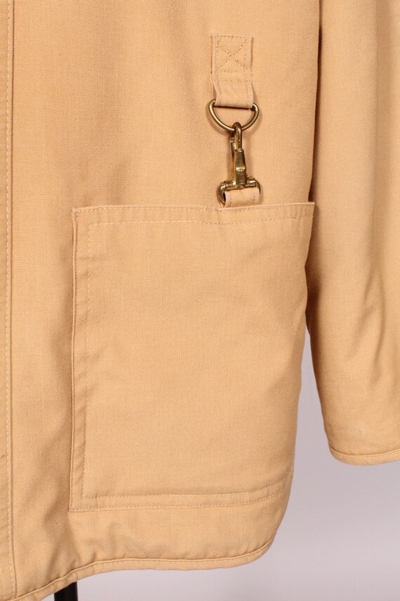 Bonnie Cashin // Vintage 70s 80s Tan Canvas Coat… - image 10