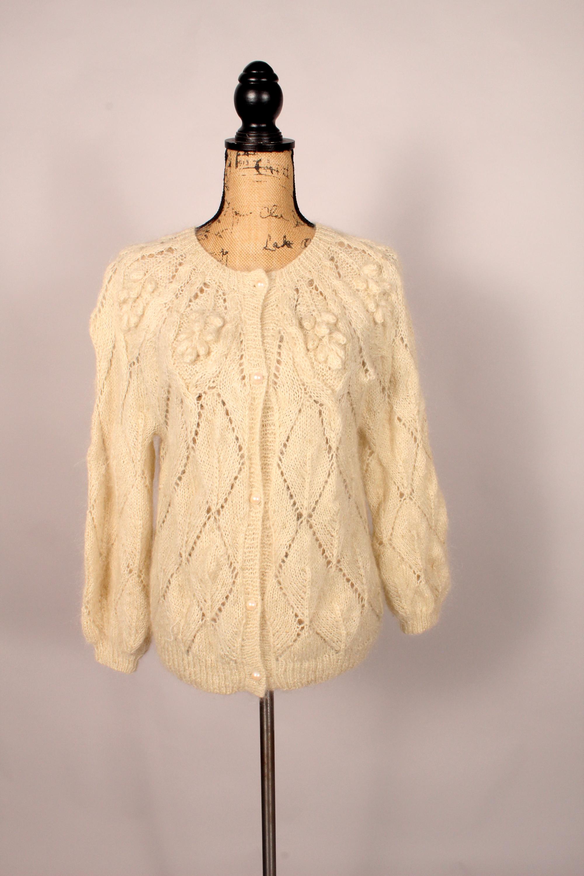 60s Mohair Cardigan - Etsy