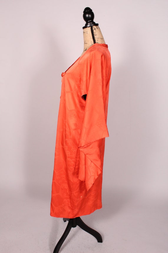 Michiyuki Coat //  Vintage Melon Orange Silk Mich… - image 8