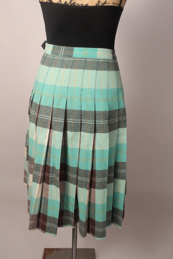 Vintage 1950’s plaid skirt and top S main image 0