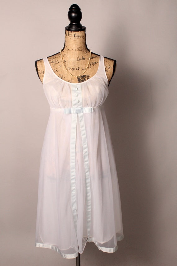 Vintage Wedding Lingerie // Vintage 50s 60s White… - image 2