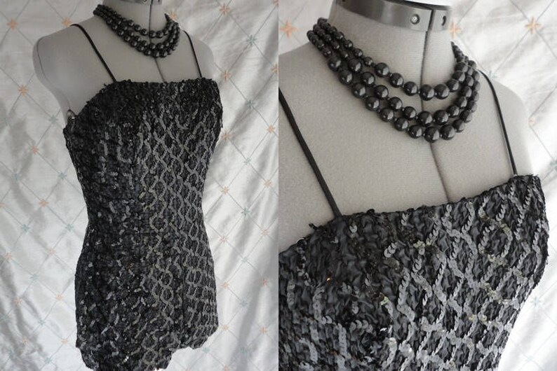 black sequin hot pants