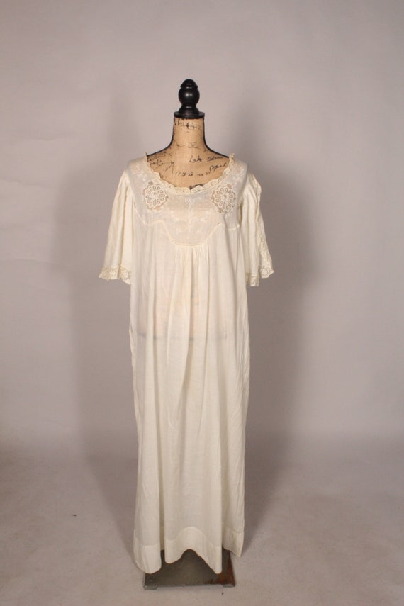 Antique Nightgown,  Edwardian Nightgown,  Antique… - image 2