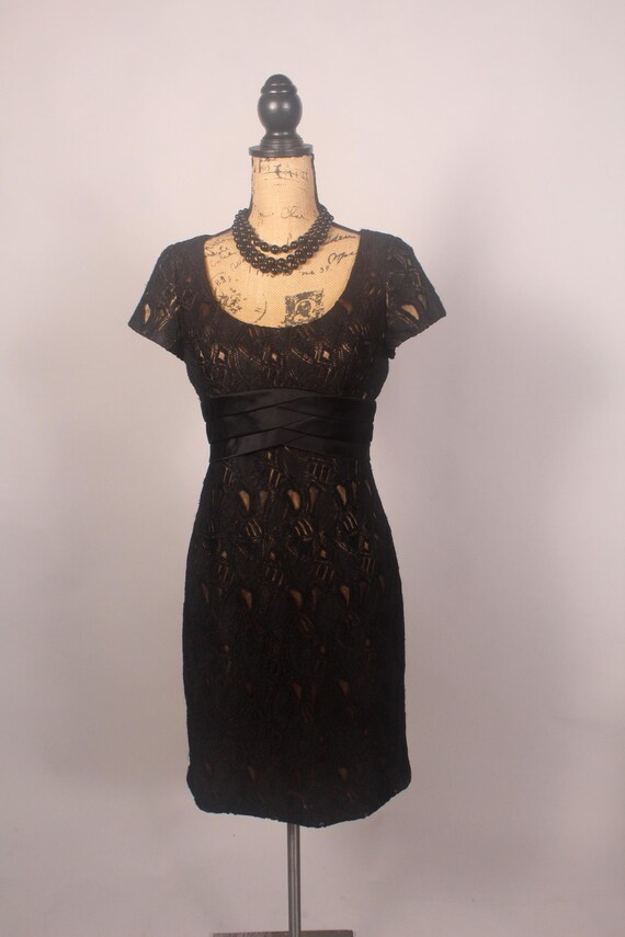 Vintage Black Lace & Satin Cocktail Dress Size S M by Badgley Mischka - Etsy Australia Vintage Black Lace & Satin Cocktail Dress Size S M by Badgley Mischka - Etsy Australia