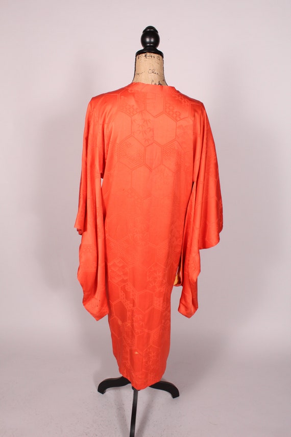 Michiyuki Coat //  Vintage Melon Orange Silk Mich… - image 9