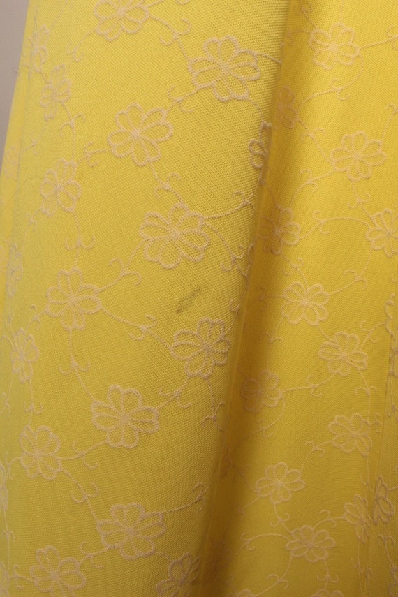 Vintage 60s Maxi Dress, Vintage Yellow Maxi Dress… - image 9