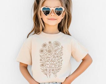 Camiseta cristiana infantil: Camiseta Wildflower Camiseta de Jesús