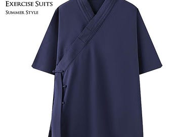 The Custom-Tailored Classic Style Tai Chi Training Clothing for the Summer, Gong Fu / Kung Fu Suit, Tai Chi Suit, Made to Order