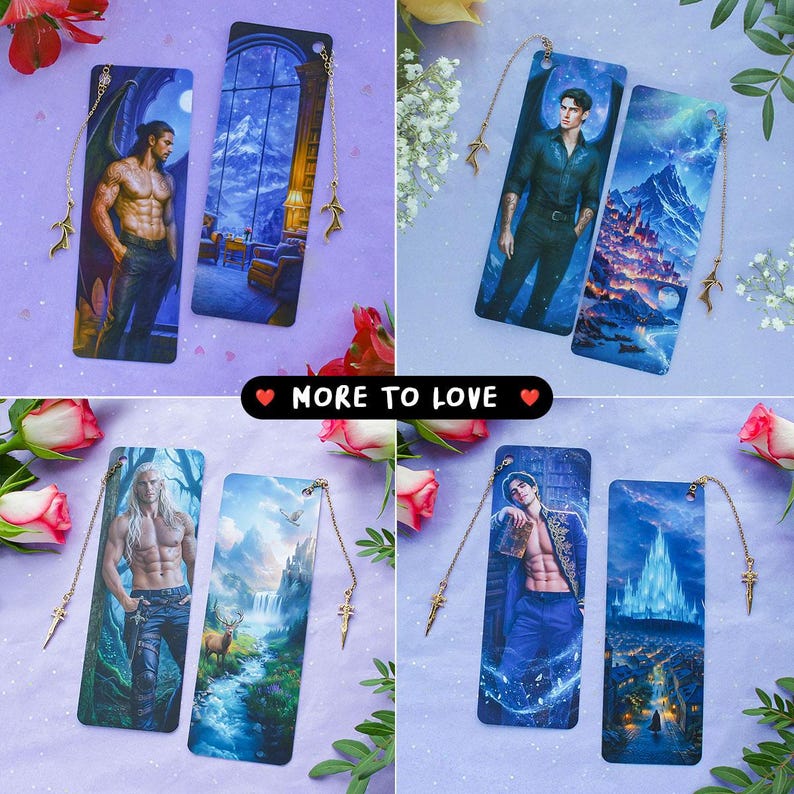 Cuadro decorativo de estantería Velaris enmarcado, lámina artística de ACOTAR Night Court, acogedor regalo literario para lectores obscenos, rincón de lectura de biblioteca imagen 10