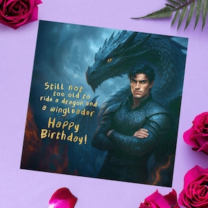 Funny Xaden Birthday Card, Fourth Wing Book Gift for Smut Readers, Riorson