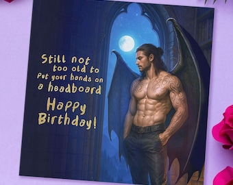 Funny Cassian Birthday Card, ACOTAR Romantasy Bookish Gift
