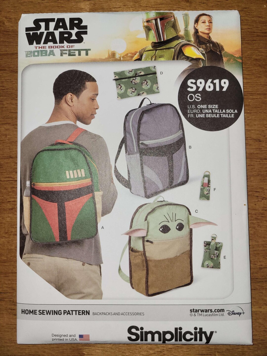 Simplicity Sewing Pattern S9619 Star Wars Backpacks and Accessories - Etsy