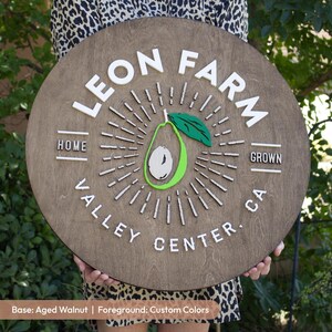 Custom Round Sign, Circle Custom Sign, Custom logo Sign, Custom Wood Logo Sign, Custom Wood Words, Custom Round Logo Sign, Round Logo Sign