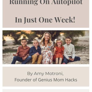 Home Hacks Guide for Stressed Moms: Simple Routines (Digital Download)