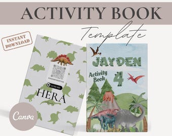 Activity Coloring Book Blank Template, Activity Coloring Book Canva Template, Editable Canva Template, Editable Activity Coloring Book