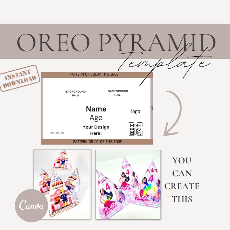 Oreo Wrapper Design Oreo Wrapper Template - Etsy