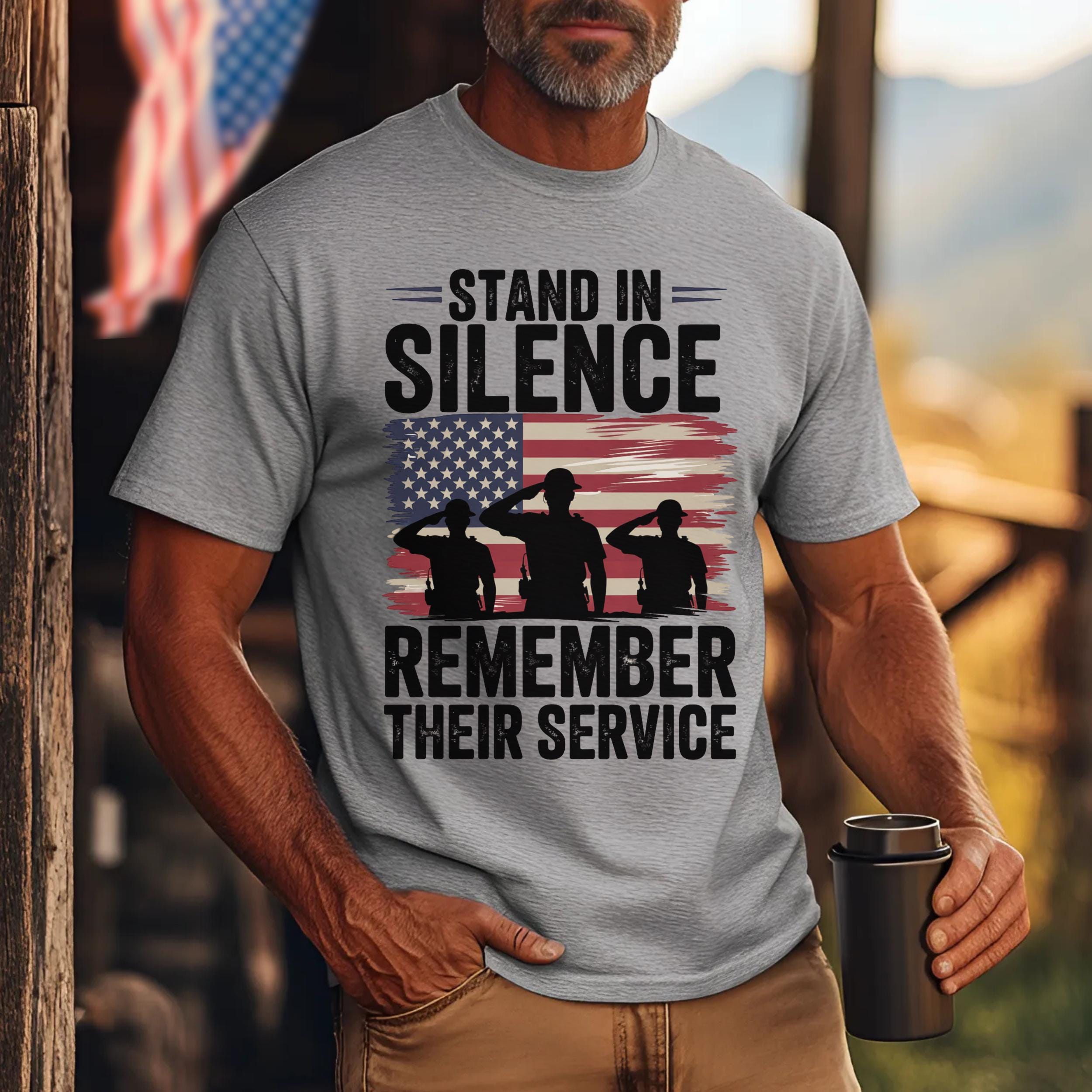 Memorial Day T-Shirt: USA Flag Military Tribute, Unisex Cotton Tee