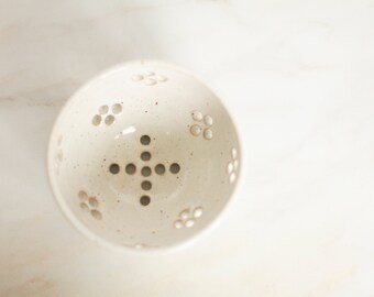 miss mary jane *handmade hand thrown ceramic  berry bowl*
