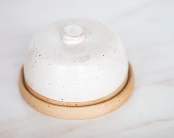 miss betty gluten free *simple handmade butter dish*