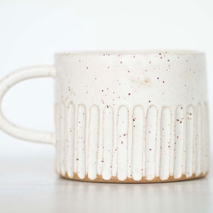 miss charlotte: handmade fluted ceramic mug