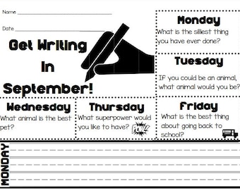200 Quick Writes Organized by Month