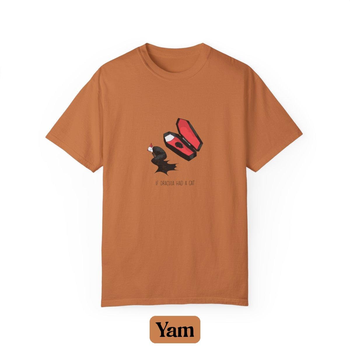T-shirt Humour Chat Vampire - Nuit Du Vampurr - Pour Halloween, Fans De Chats Et Jeux De Mots